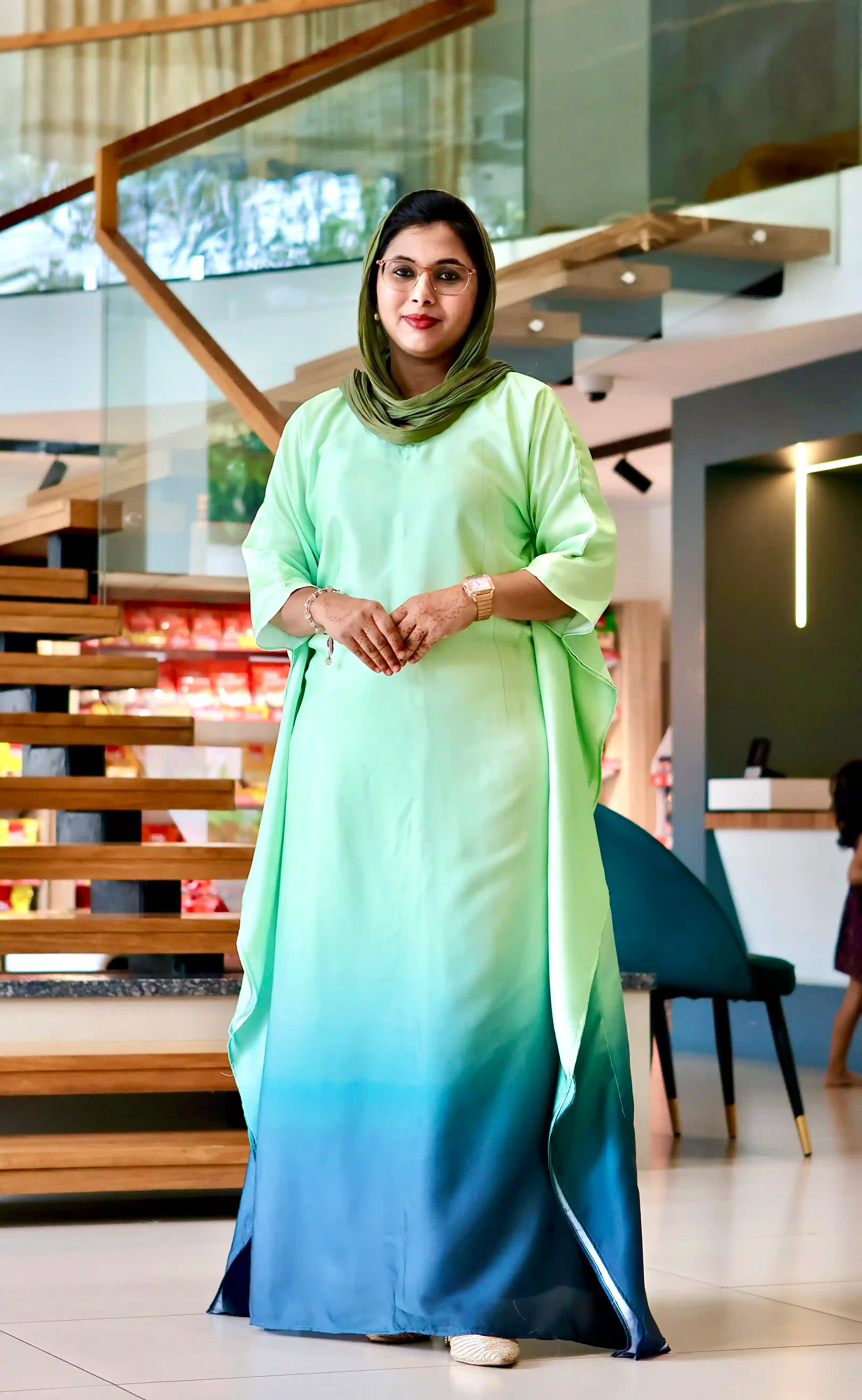 Sea Mist Ombre Kaftan