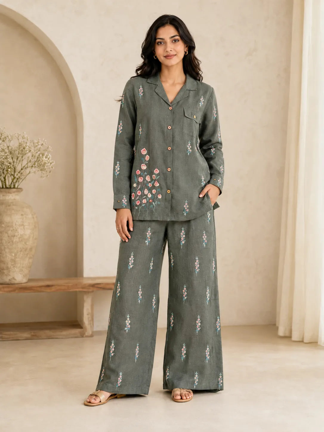Sage Meadow Floral Co-ord Set