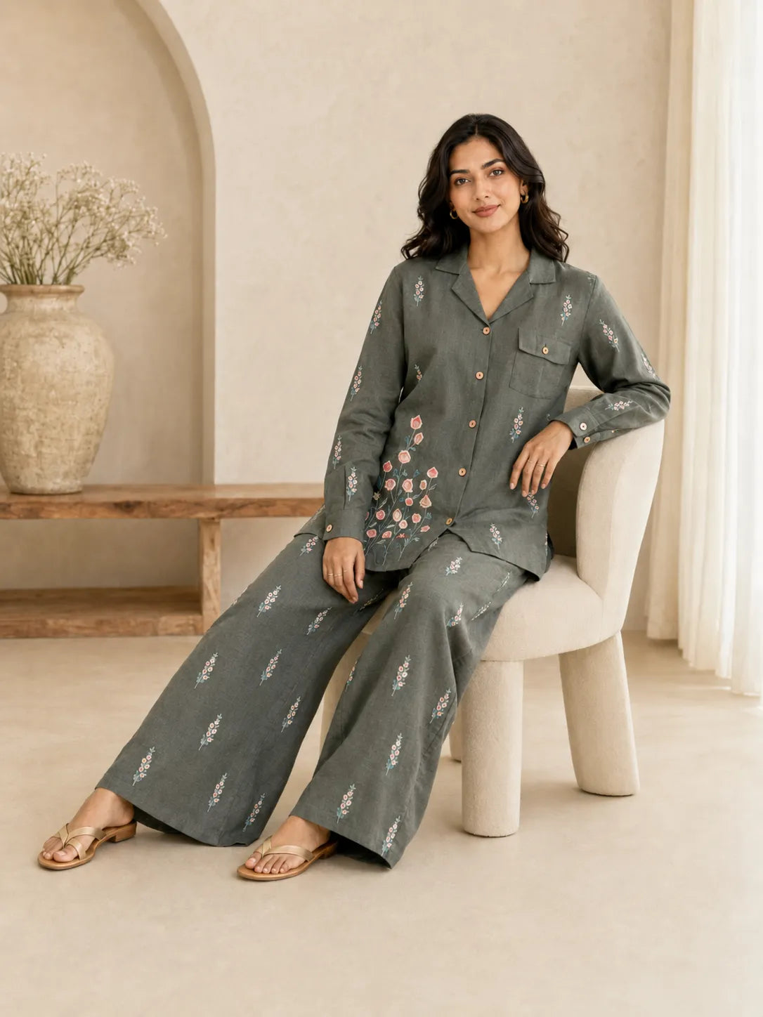 Sage Meadow Floral Co-ord Set