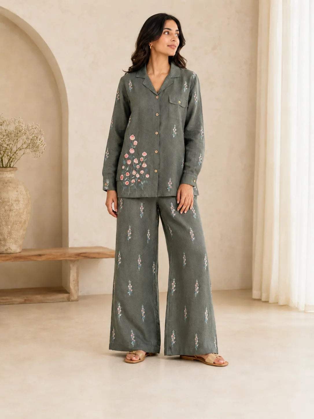 Sage Meadow Floral Co-ord Set