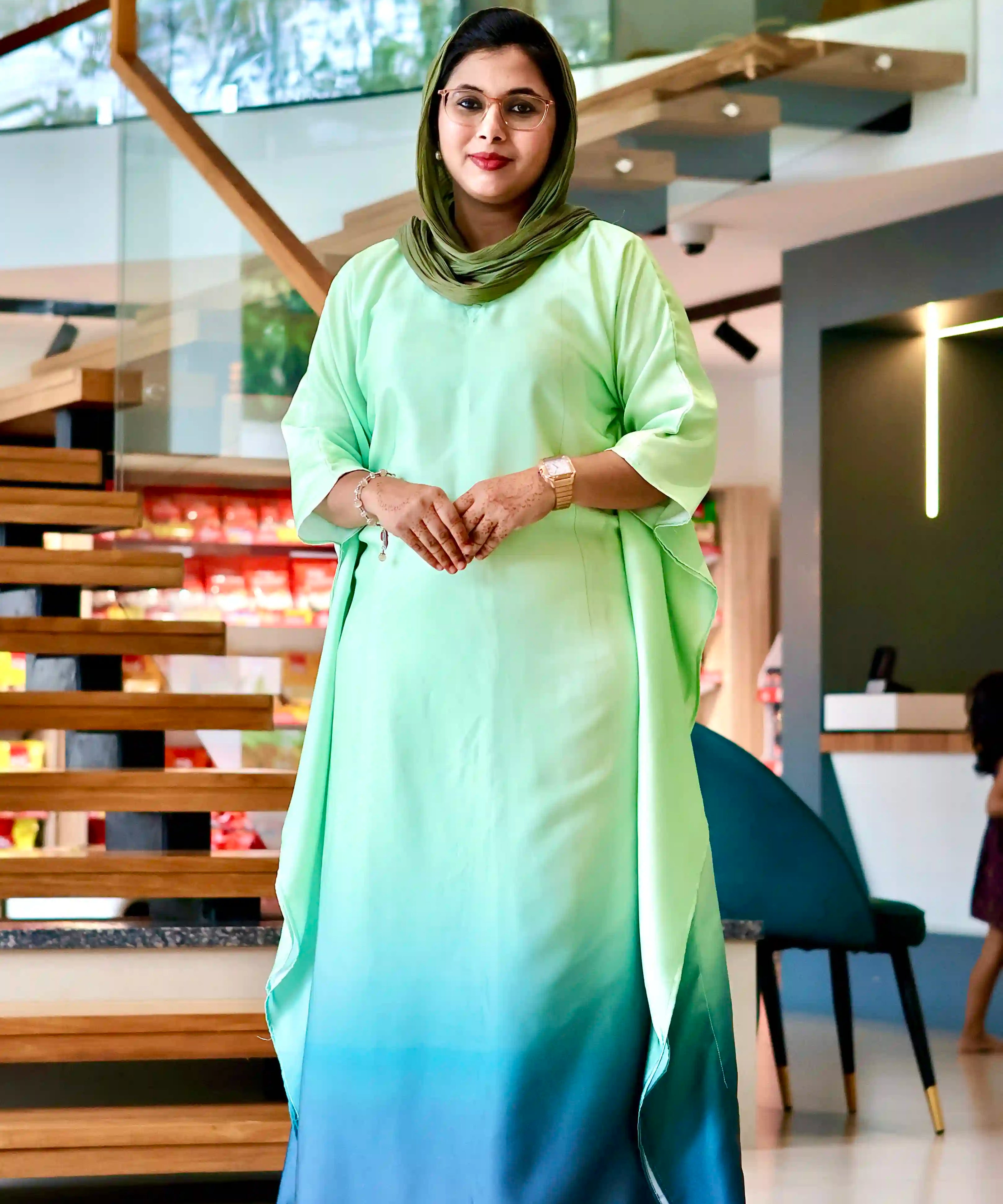 Sea Mist Ombre Kaftan