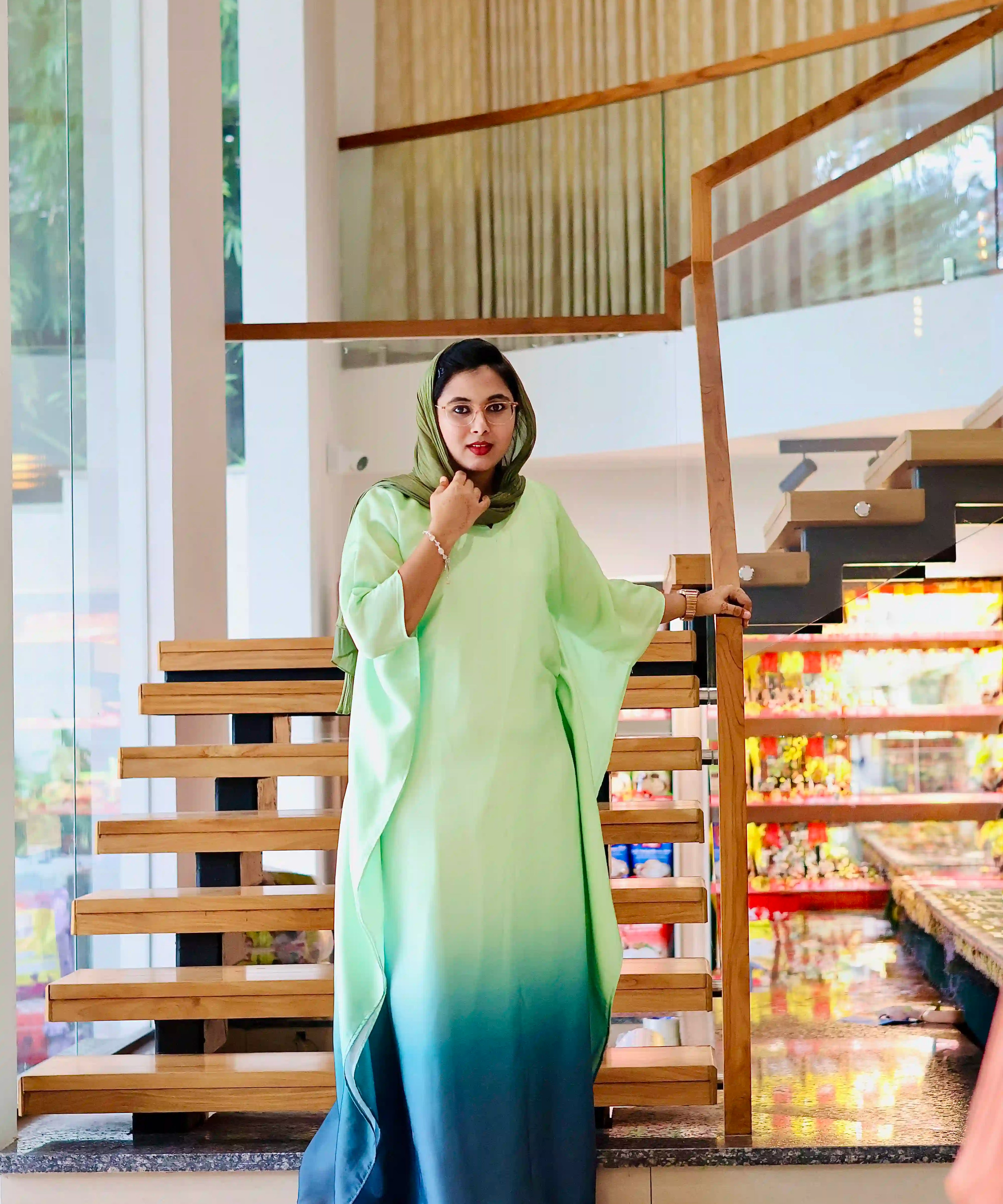 Sea Mist Ombre Kaftan
