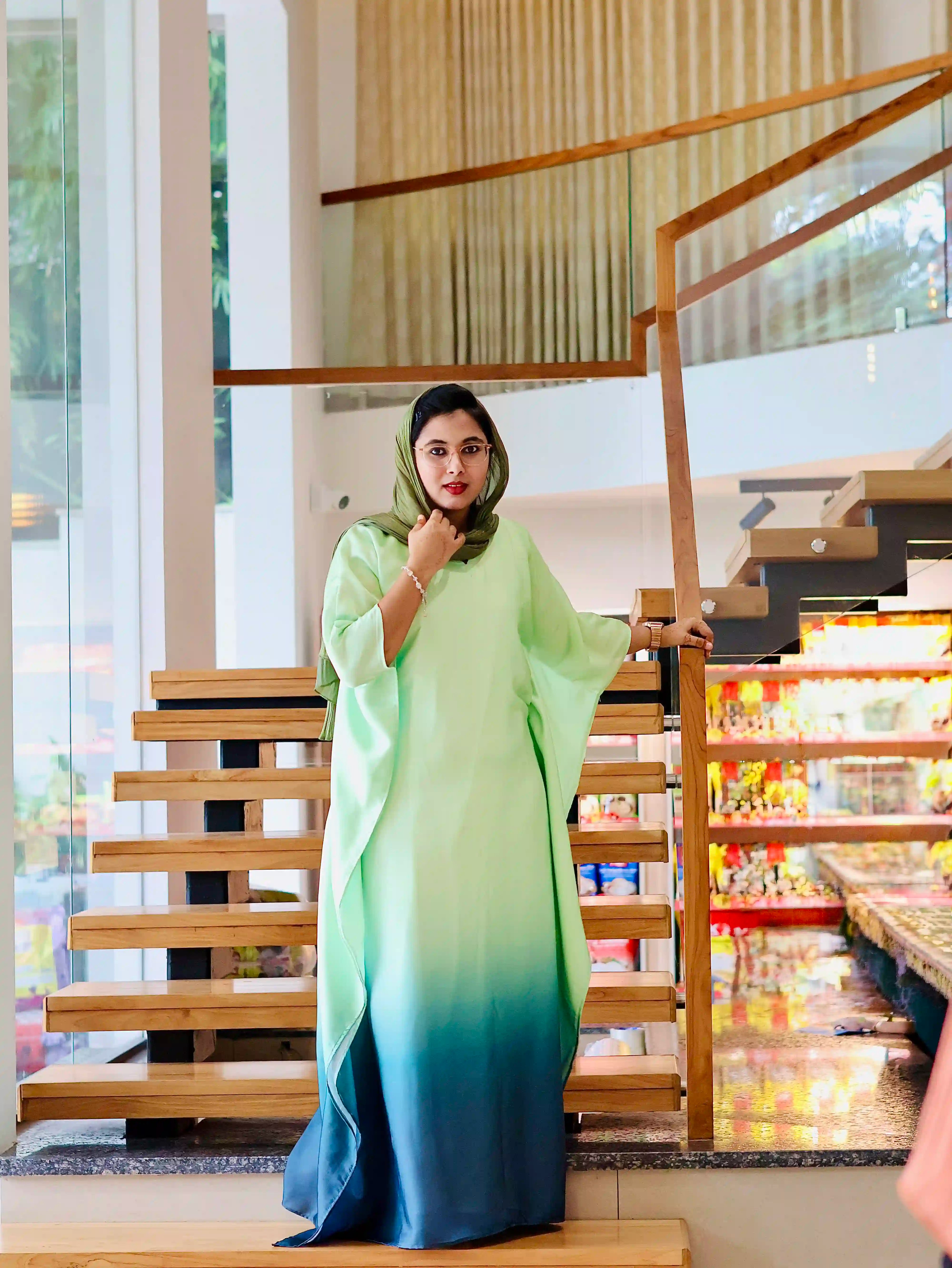 Sea Mist Ombre Kaftan