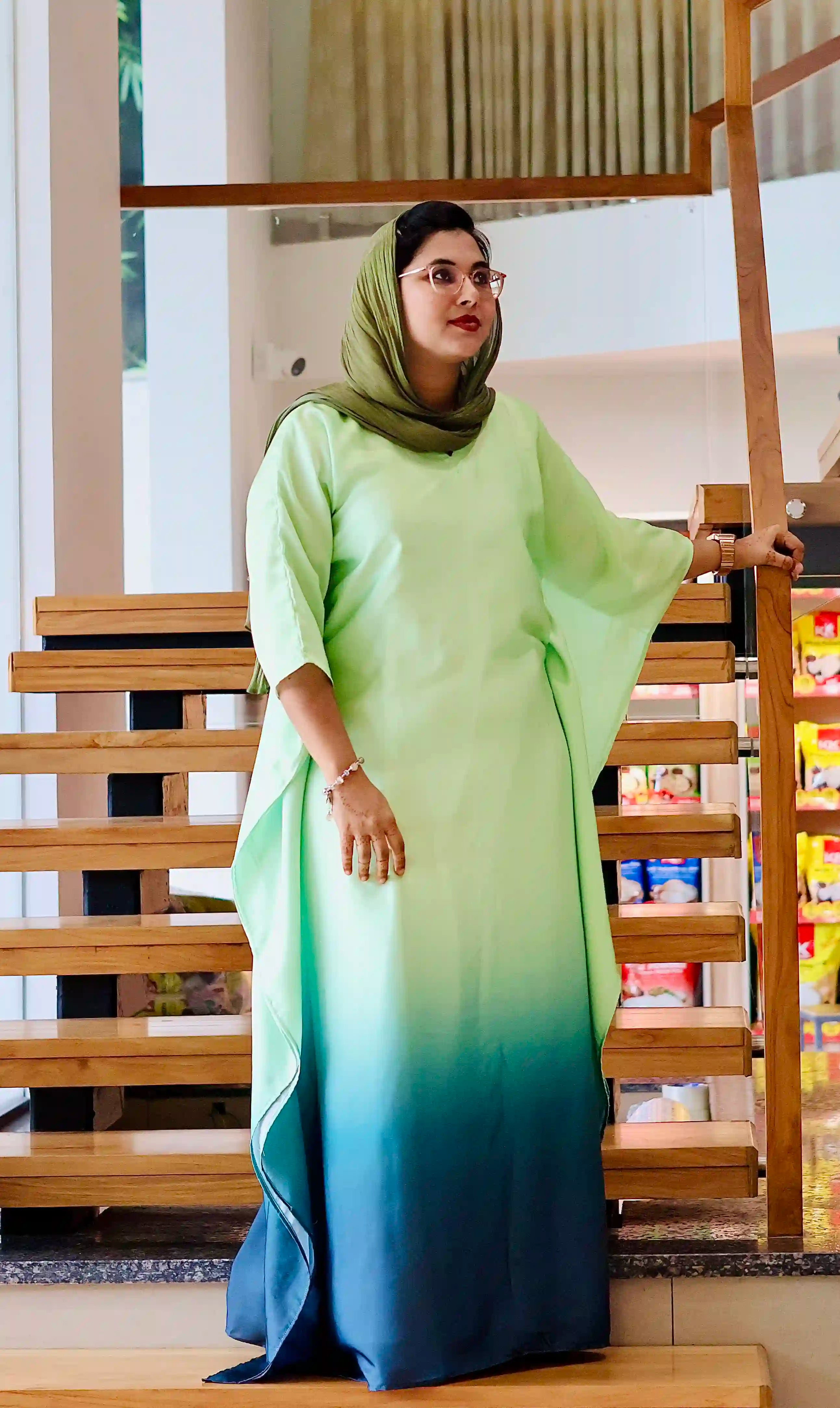 Sea Mist Ombre Kaftan