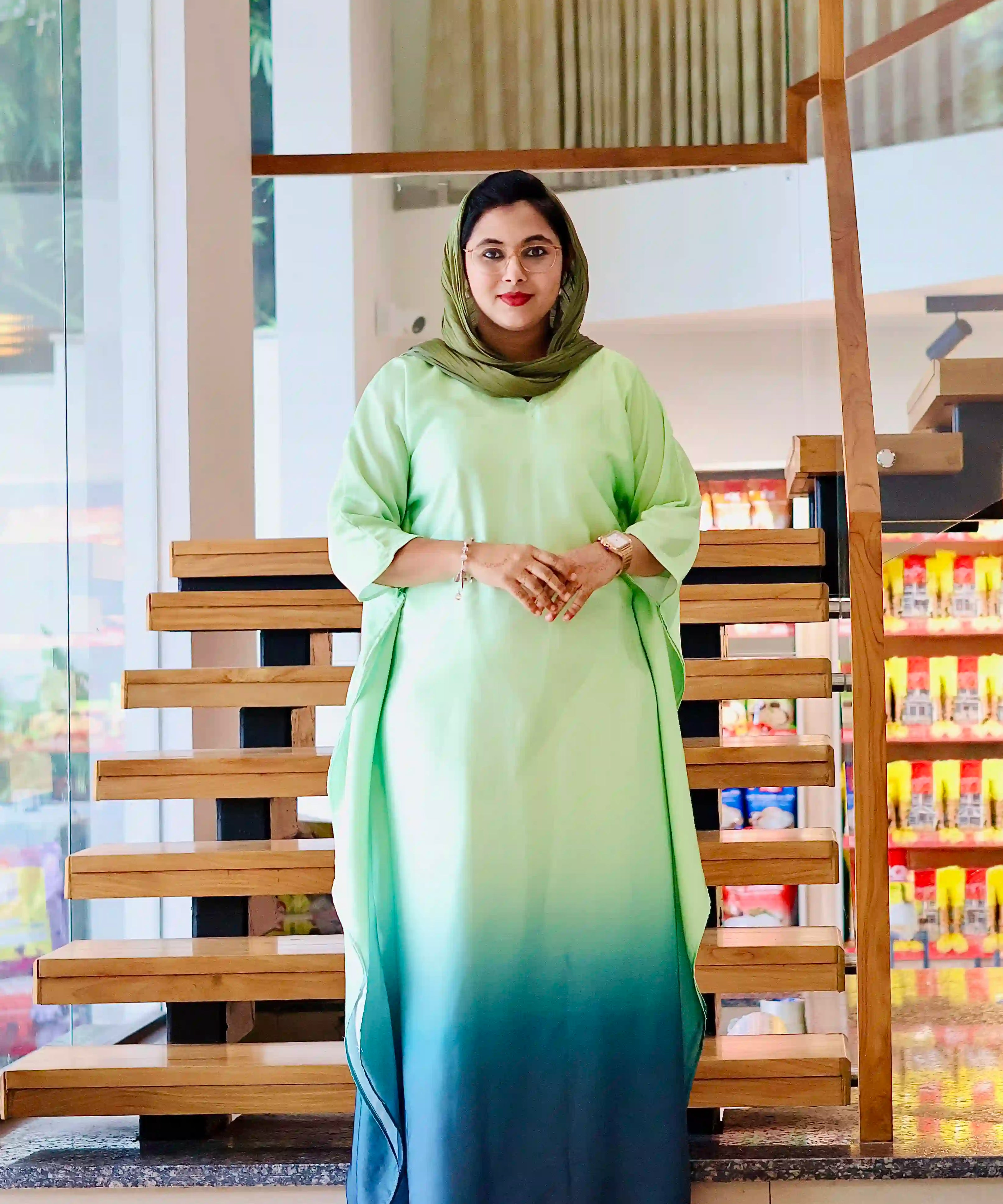 Sea Mist Ombre Kaftan