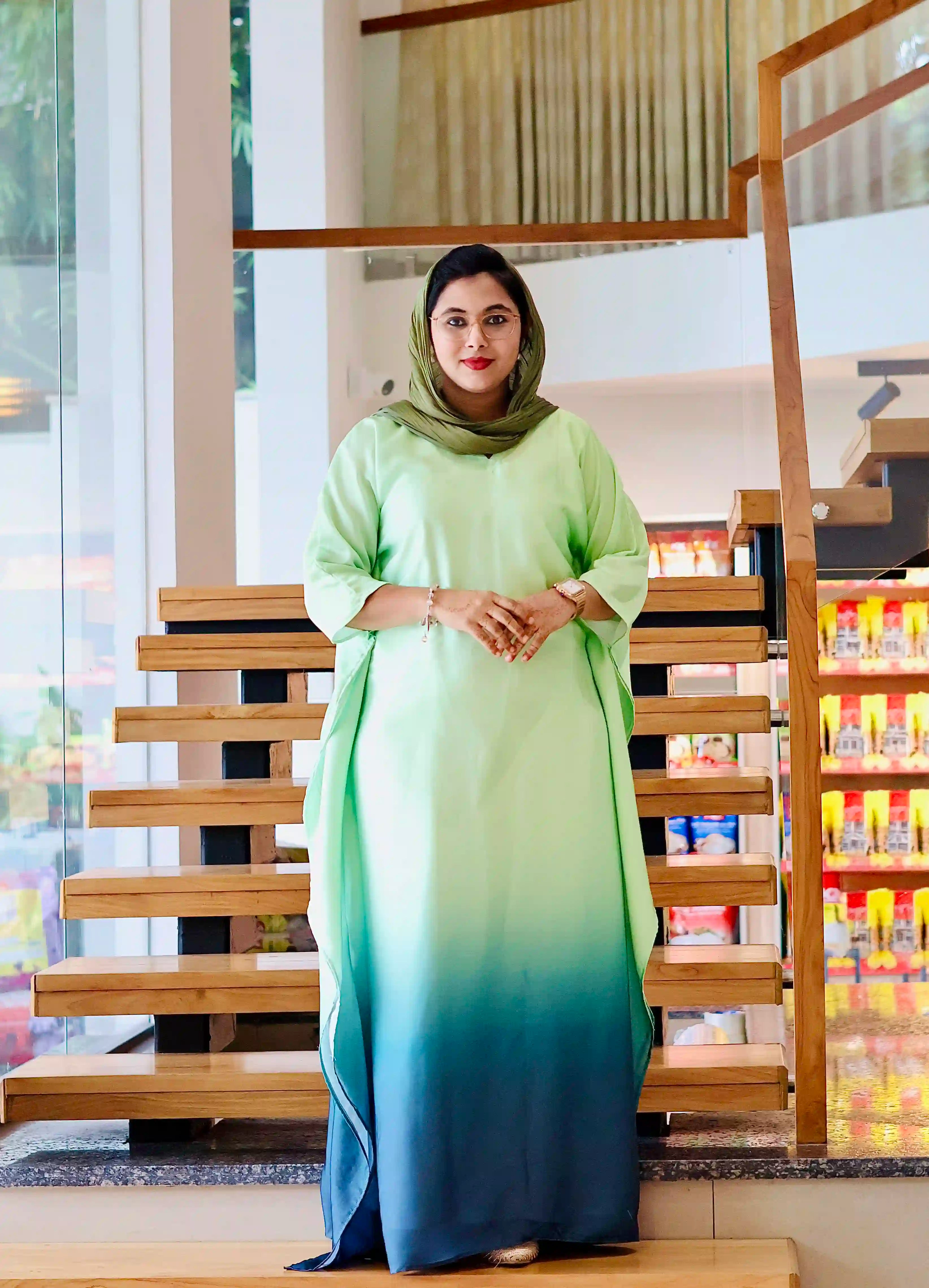 Sea Mist Ombre Kaftan