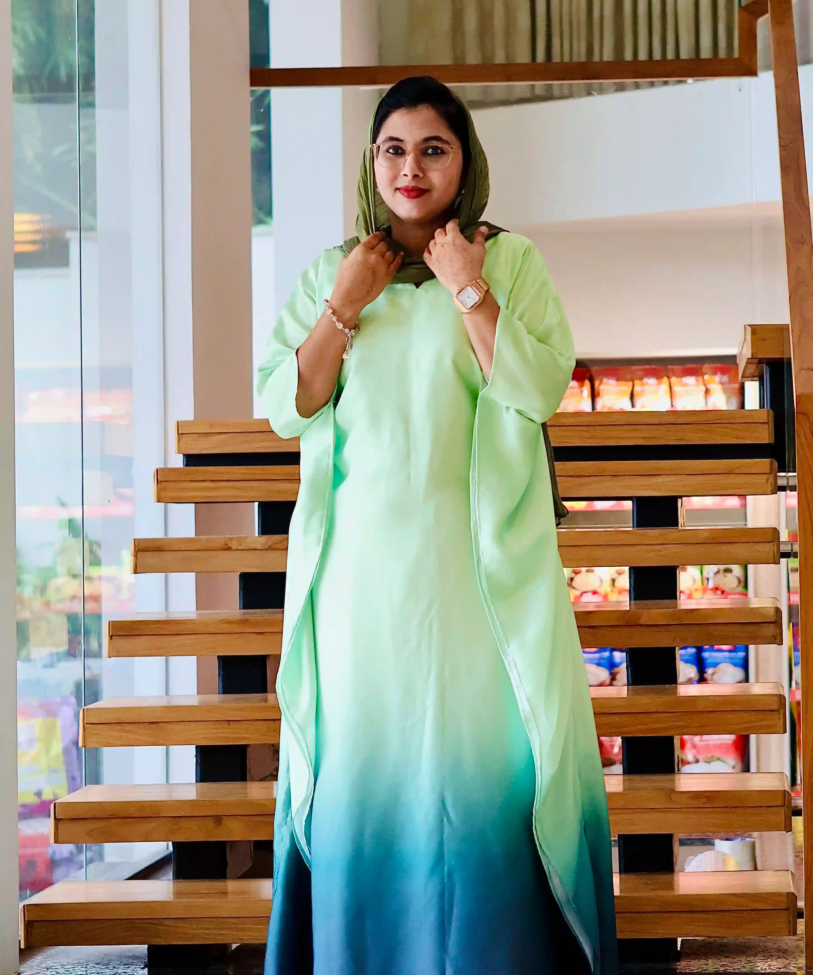 Sea Mist Ombre Kaftan
