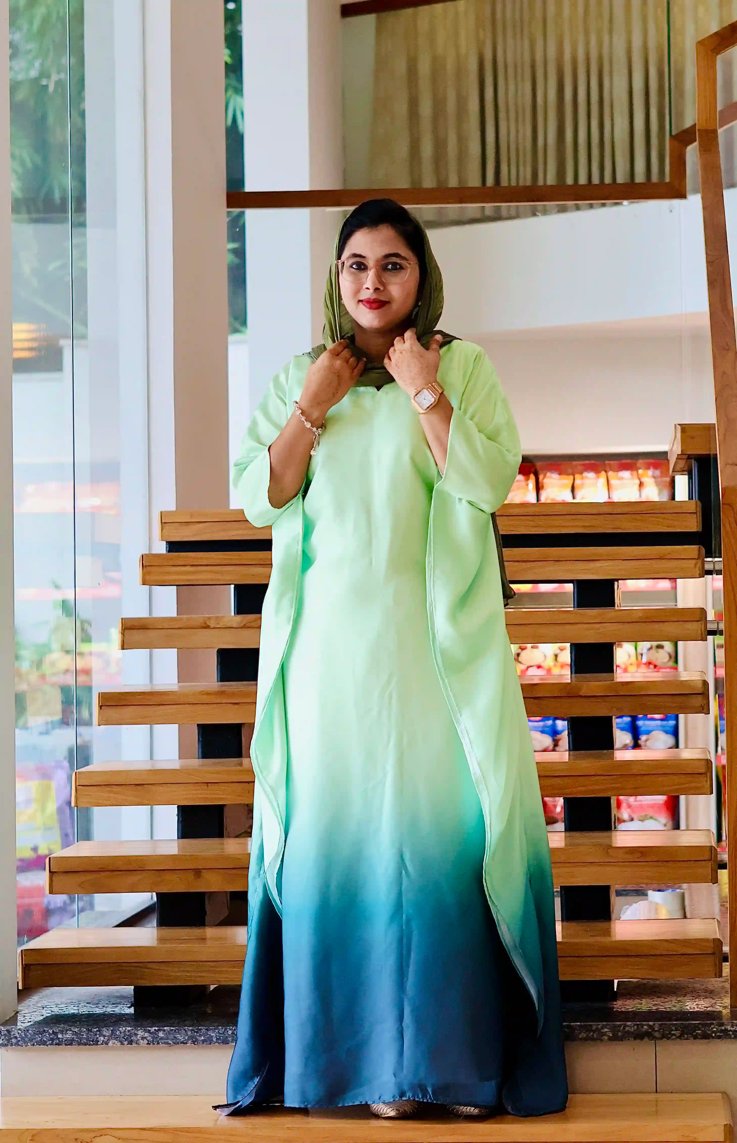 Sea Mist Ombre Kaftan