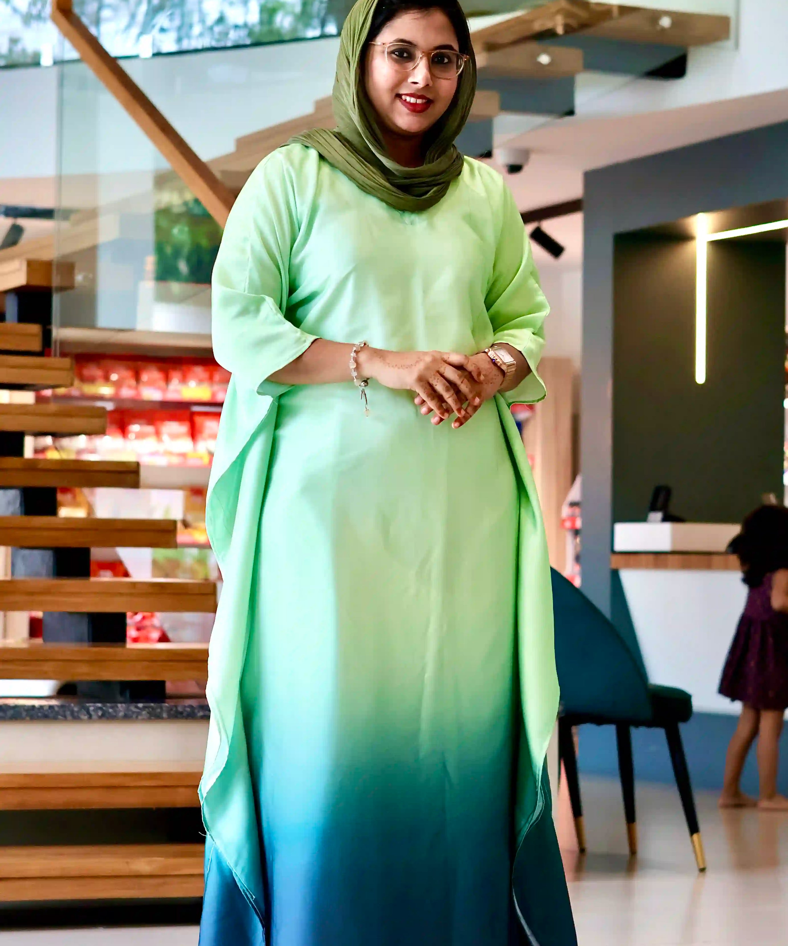 Sea Mist Ombre Kaftan