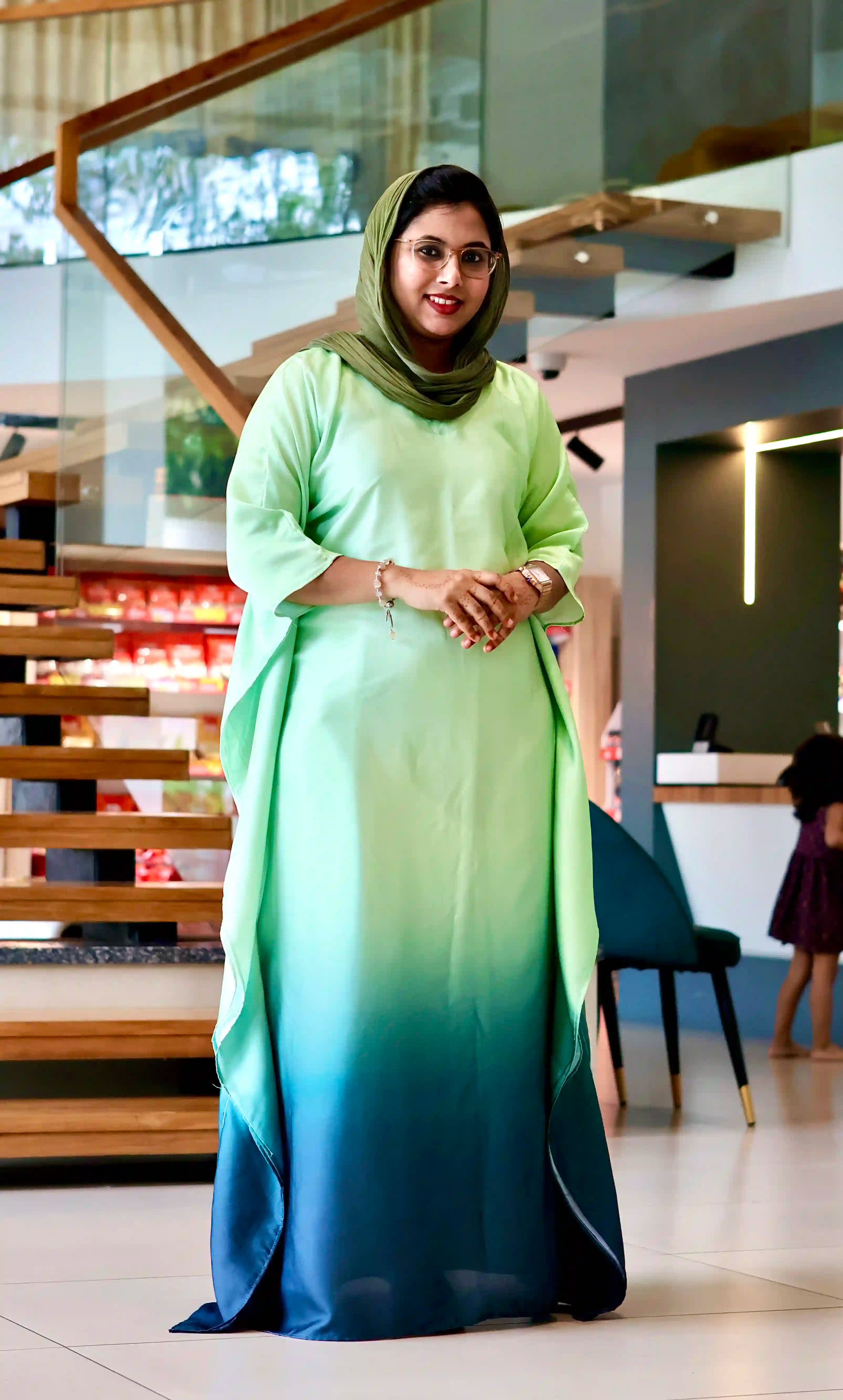 Sea Mist Ombre Kaftan